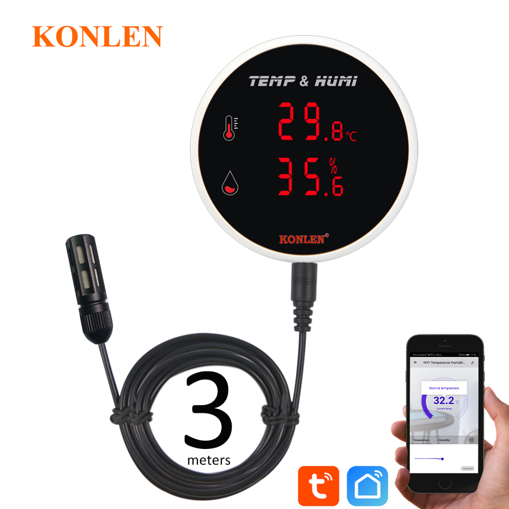 Tuya WIFI Temperature Humidity - Digital Hygrometer Probe incelemesi ve fiyatı