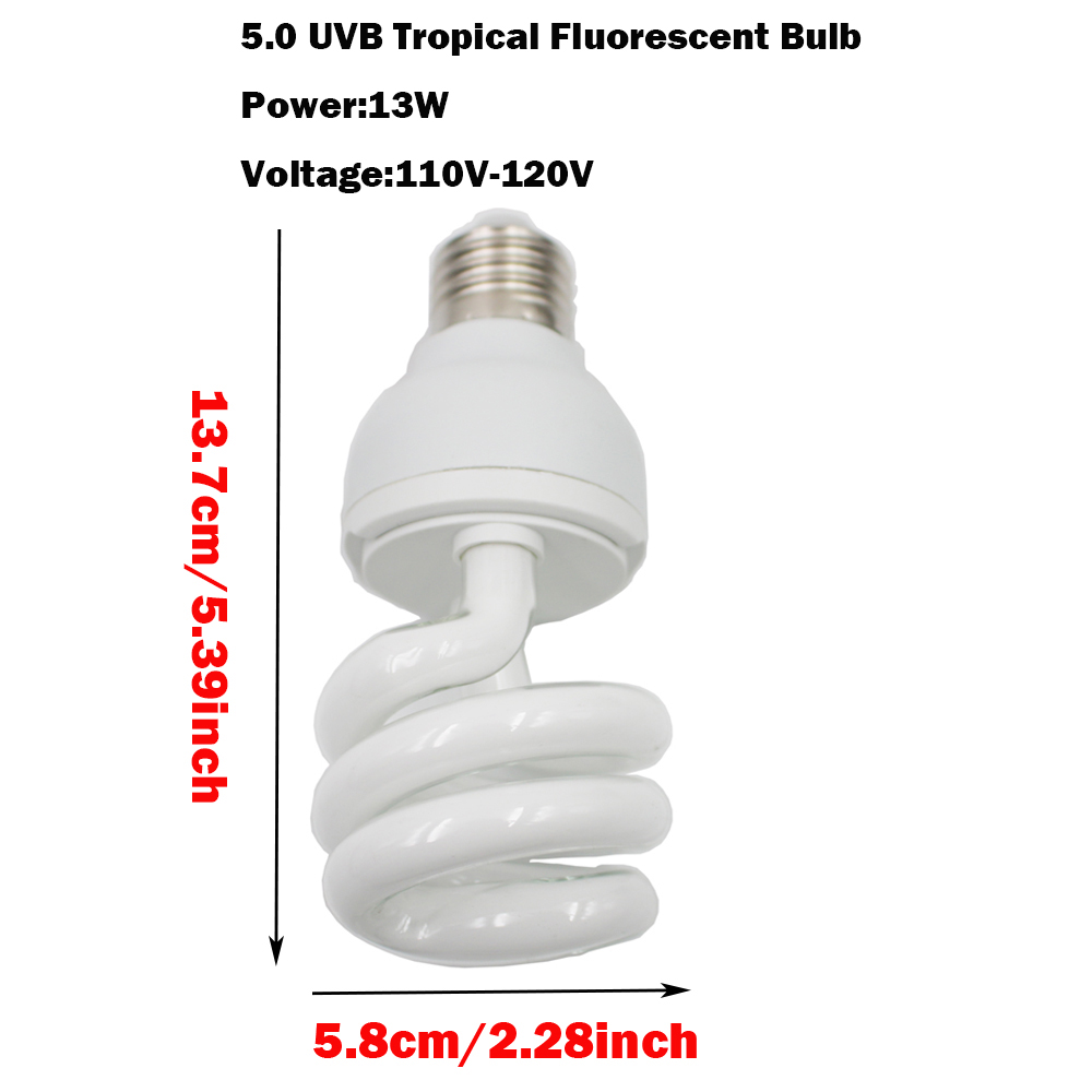 Reptile 5.0 UVB Lamp Bulb Ligh - Calcium Powder Reptile incelemesi ve fiyatı