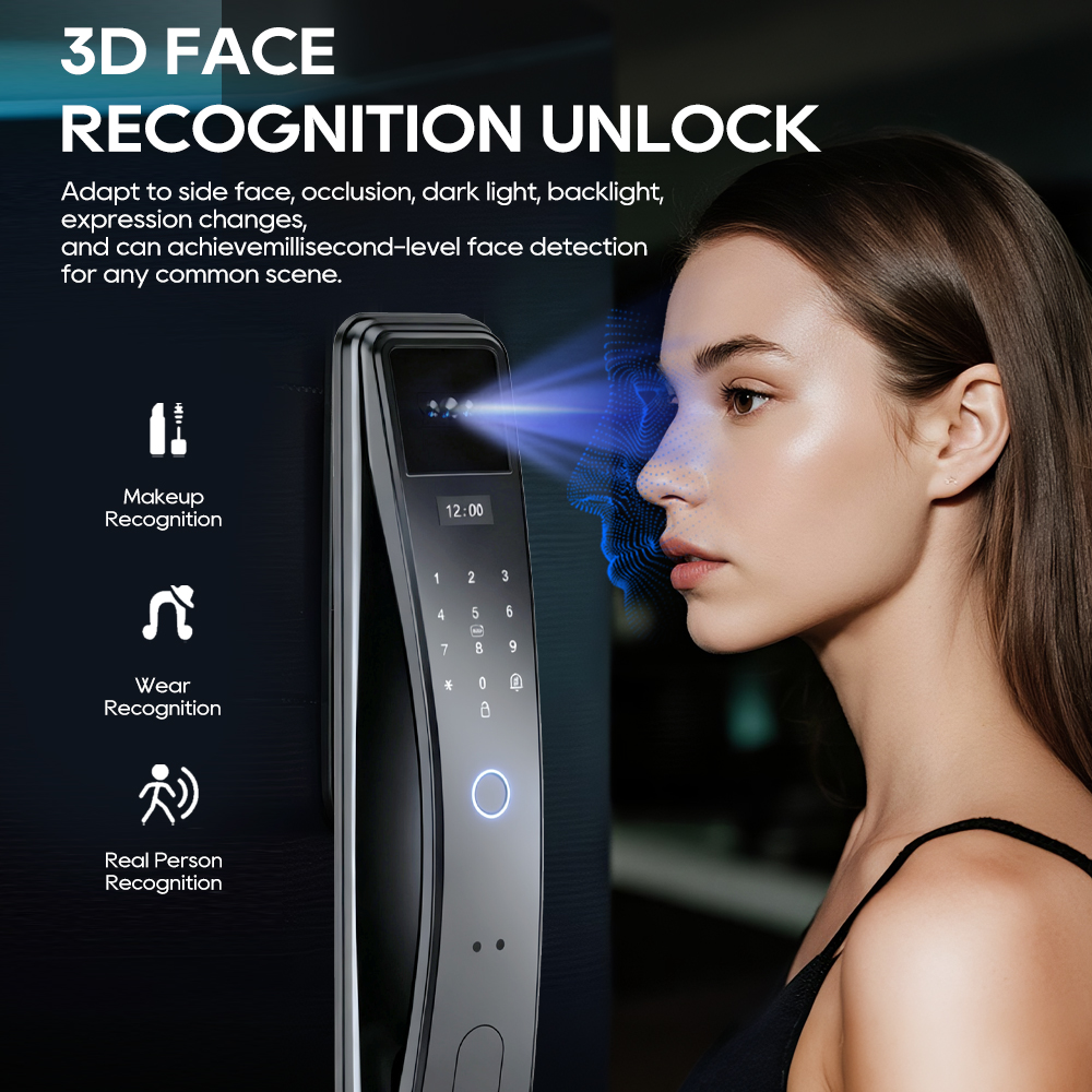 SANKESONG Tuya Smart 3D Face D - Glass Door Hinge incelemesi ve fiyatı