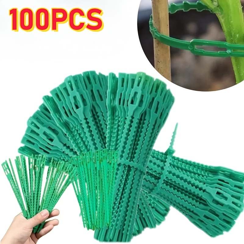 100PCS reusable adjustable pla - Vine Climbing Plastic incelemesi ve fiyatı