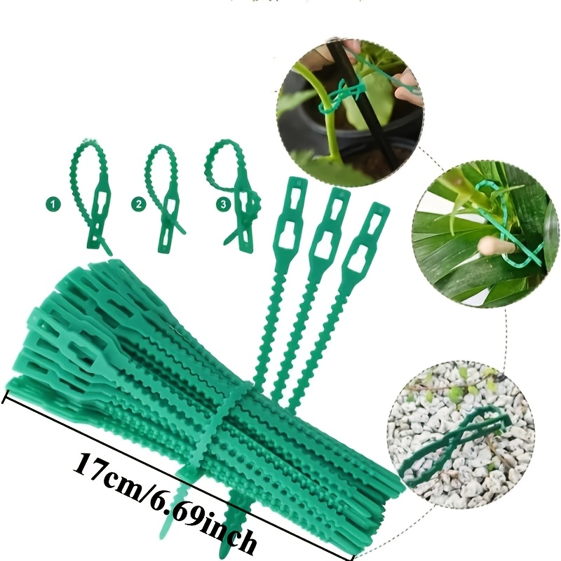 100PCS reusable adjustable pla - Vine Climbing Plastic incelemesi ve fiyatı