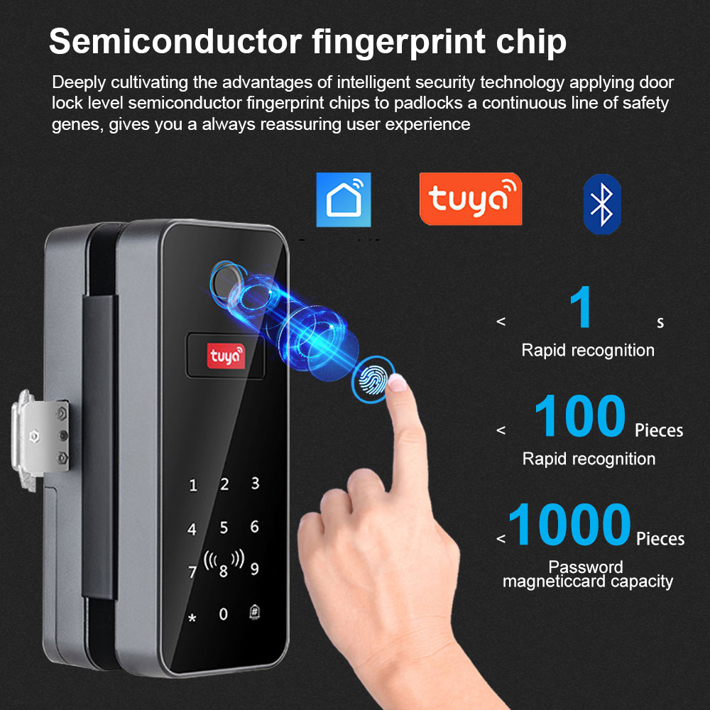 Bluetooth Electronic Glass LOC - Glass Door Hinge incelemesi ve fiyatı