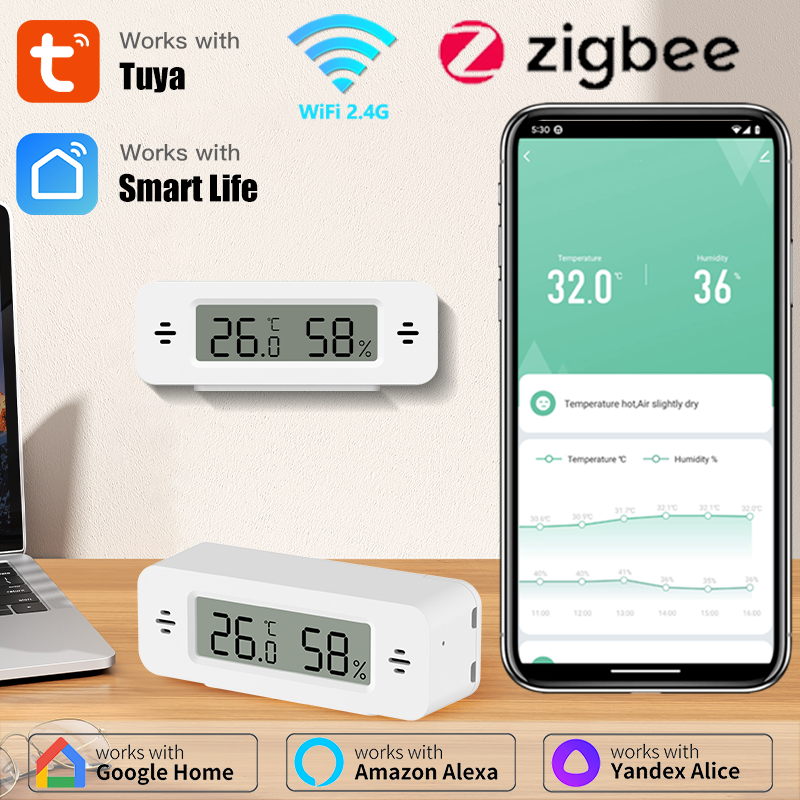 Tuya WiFi/Zigbee Temperature H - Digital Hygrometer Probe incelemesi ve fiyatı