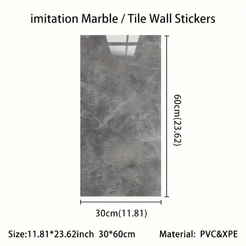 30cm*60cm Imitation Marble Til - Pvc Panel Background incelemesi ve fiyatı