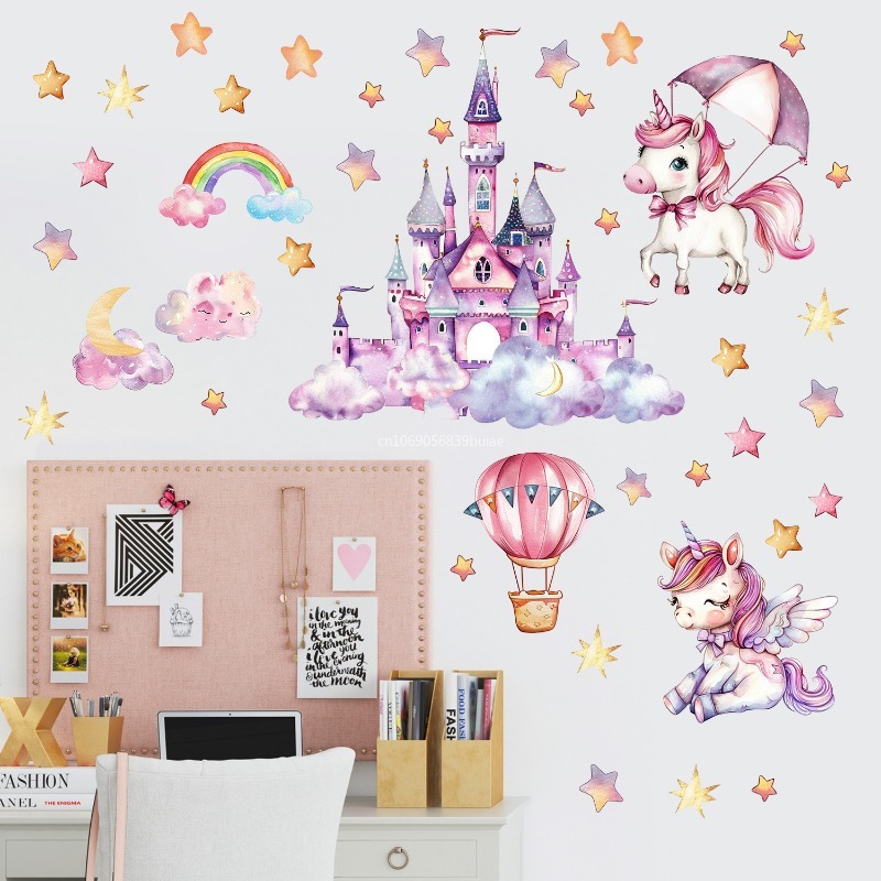 Unicorn Stars Luminous Wall St - Pvc Panel Background incelemesi ve fiyatı