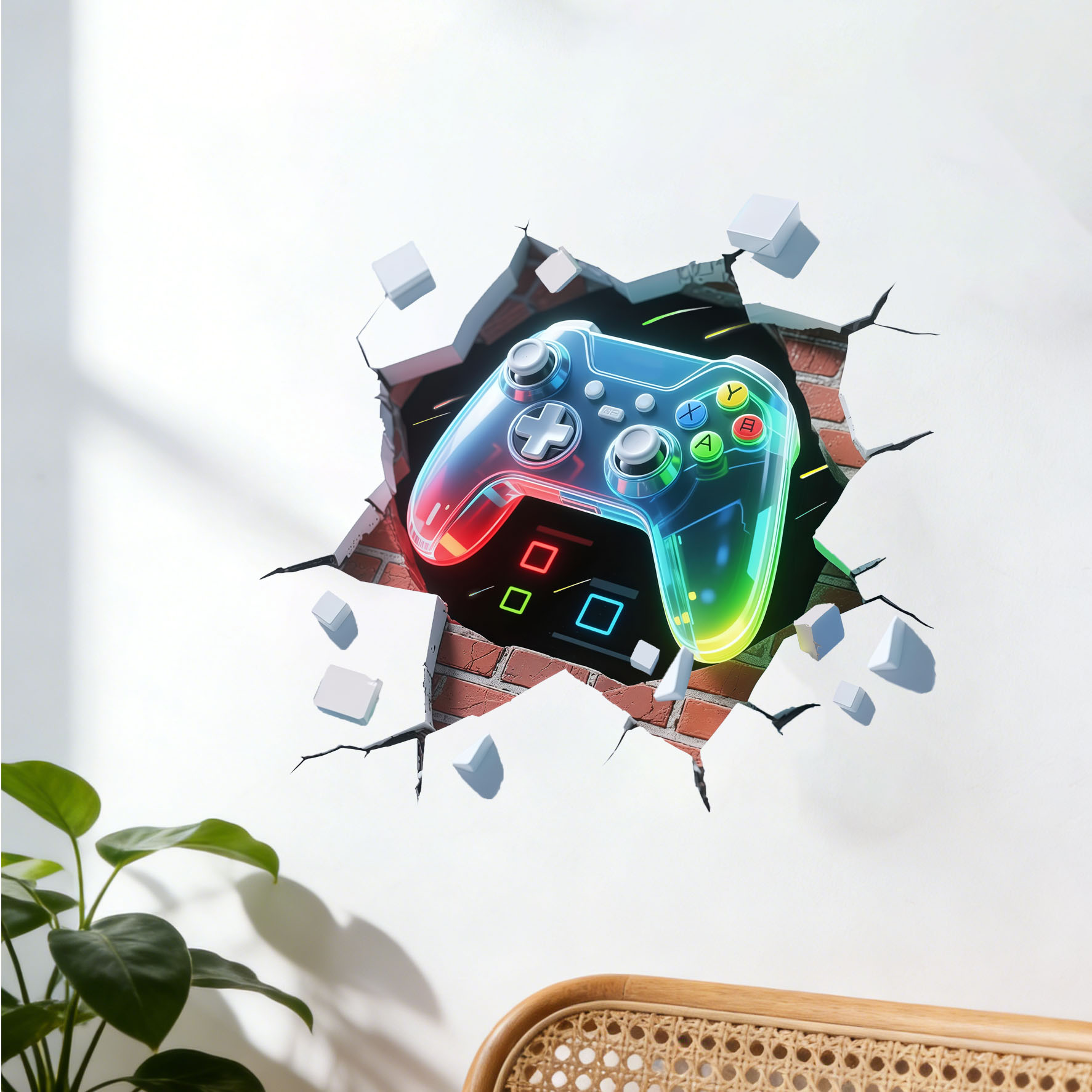 Game Controller Decal for Boys - Pvc Panel Background incelemesi ve fiyatı
