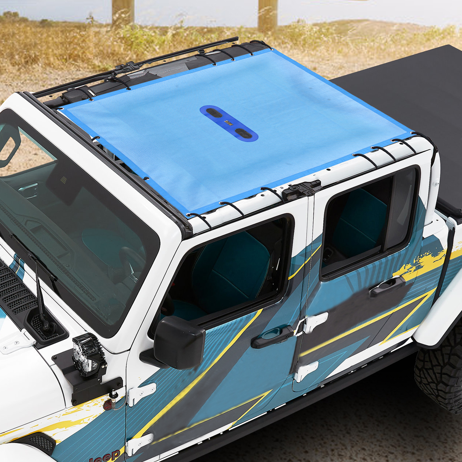For Jeep Gladiator JT 4 Door A - Screen Top Mesh incelemesi ve fiyatı