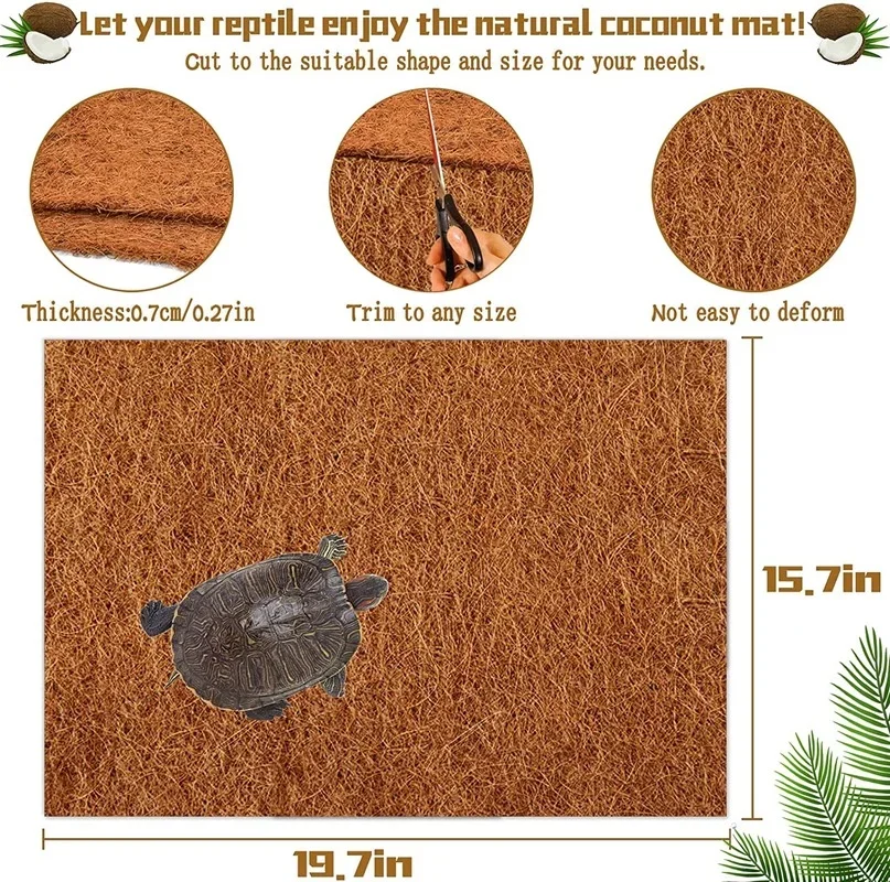Reptile Carpet Natural Coconut - Substrate Coconut Fiber incelemesi ve fiyatı