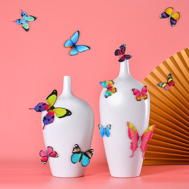 12Pcs 3D Butterfly Wall Sticke - Pvc Panel Background incelemesi ve fiyatı