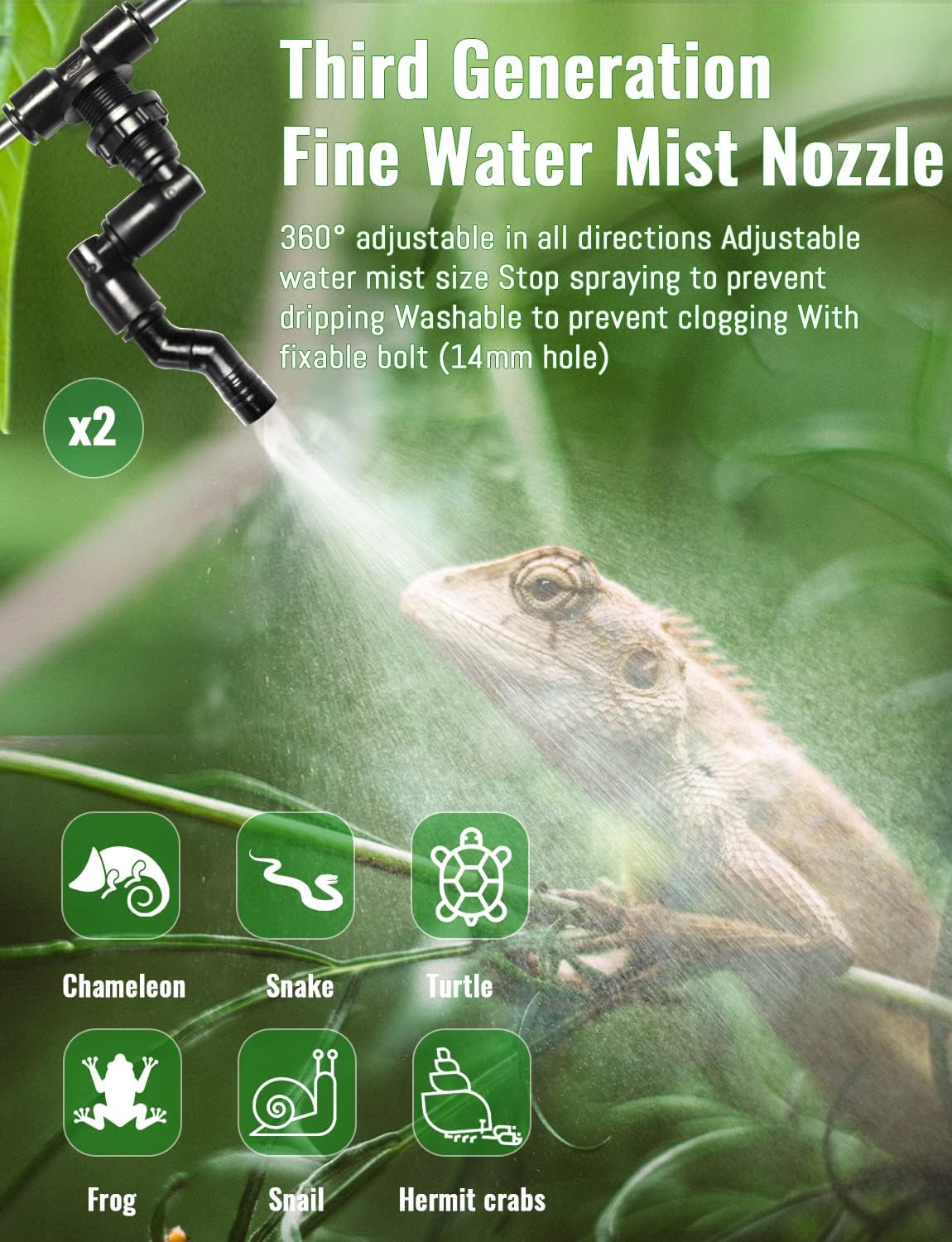 Automatic Rainforest Timing Sp - Misting Nozzle Reptile incelemesi ve fiyatı
