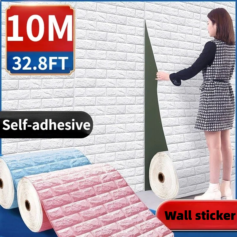 70cmx1/3/5/10M 3D Foam Brick W - Pvc Panel Background incelemesi ve fiyatı