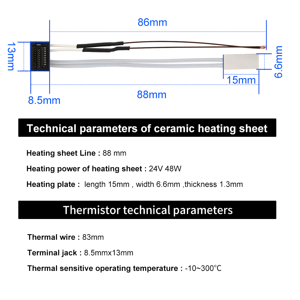 For Bambu Lab Hotend V2.0 V3.0 - Ceramic Heat Emitter incelemesi ve fiyatı
