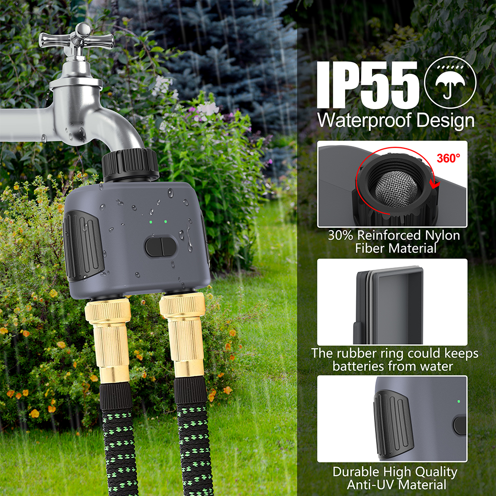 2 Outlets Tuya Smart Garden Wa - Timer Dual Outlet incelemesi ve fiyatı