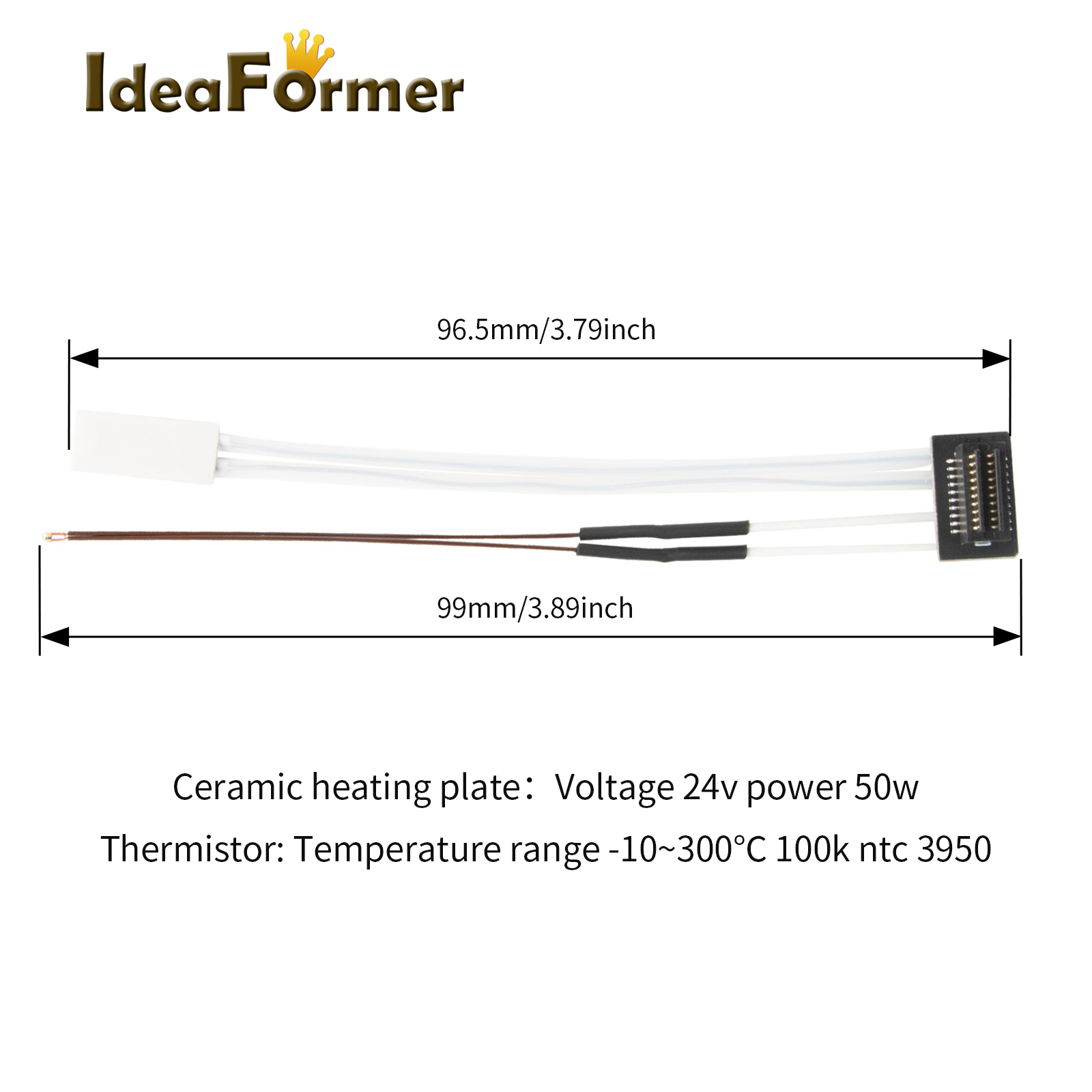 Thermistor For Bambu Lab P1P H - Ceramic Heat Emitter incelemesi ve fiyatı