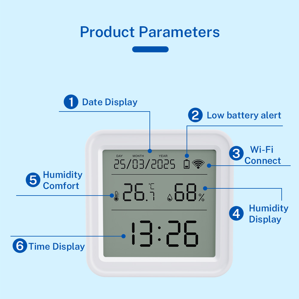 Tuya WIFI Temperature Humidity - Digital Hygrometer Probe incelemesi ve fiyatı