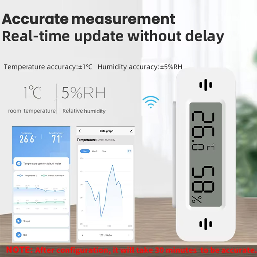 Tuya Zigbee WiFi Mini Temp & H - Digital Hygrometer Probe incelemesi ve fiyatı