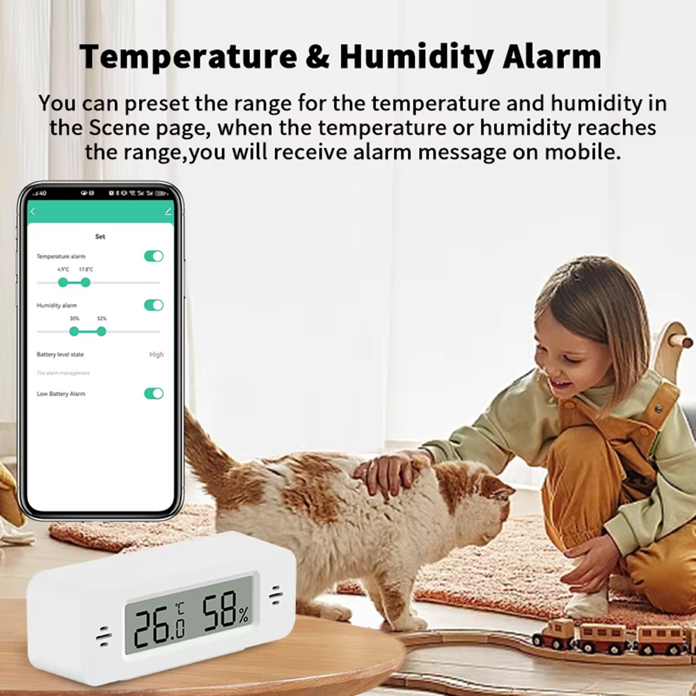 Tuya Zigbee WiFi Mini Temp & H - Digital Hygrometer Probe incelemesi ve fiyatı